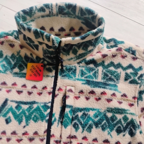 BILLABONG NEW A DIV Boundary Mock Neck Fleece Jacket - Picture 3 of 16